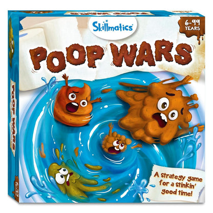 Skillmatics Card Game - Poop Wars, Fun & Fast-paced Game of Strategy, Party Game for Kids & Families, Gifts for Girls & Boys Ages 6, 7, 8, 9 & Up