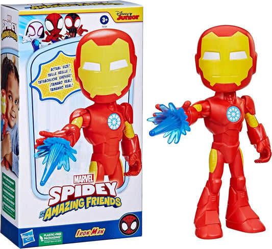 Hasbro Marvel Spidey and His Amazing Friends Supersized Iron Man Action Figure - Jaiman Toys