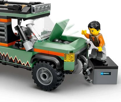 LEGO City 60447 Off-Road 4x4 Mountain Truck Toy Set - Building Toys for 6+ Year Old Boys & Girls - Fun Gift Ideas for Birthdays & Holidays - Incl. a Minifigure & Accessories