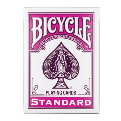 Bicycle Color Series #1 Berry Playing Cards – Pink Rider Back Deck with Air-Cushion Finish
