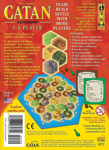 Catan 5-6 Player Extension Board Game - Jaiman Toys