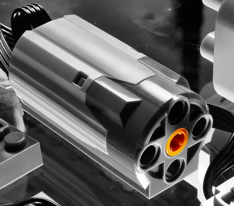 LEGO 8293 Technic Power Functions Motor Set (10 Pieces) | Motor, , Lights & Switch | Add Motion, Light & Power to LEGO Technic Builds | Ages 9–16