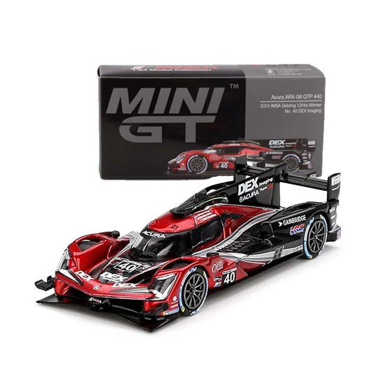 MINI GT 837 Acura ARX-06 GTP #40 2024 IMSA Sebring 12Hrs Winner No. 40 DEX Imaging - Jaiman Toys
