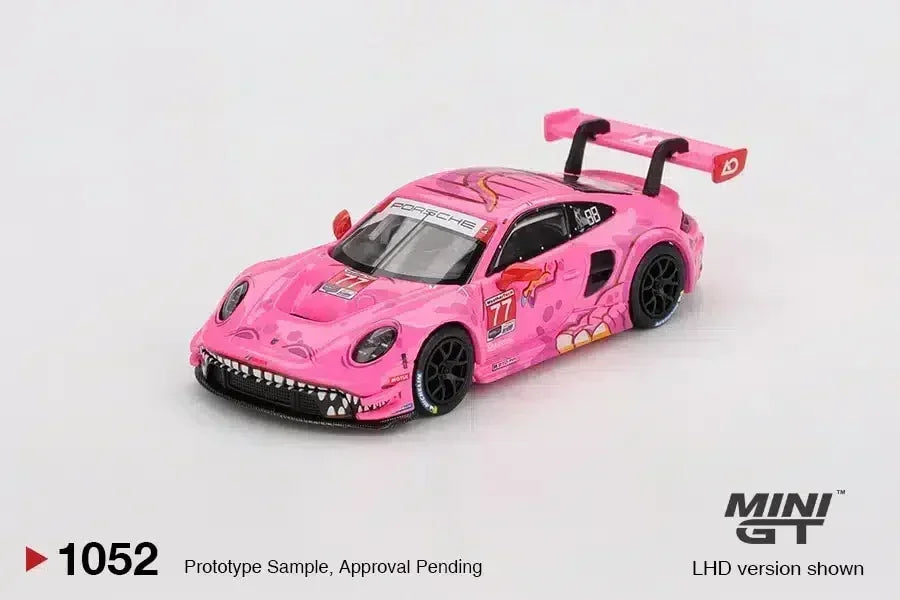 Mini GT 1:64 Roxy Porsche 911 GT3 R #77 IMSA + Mazda Miata MX-5 NA