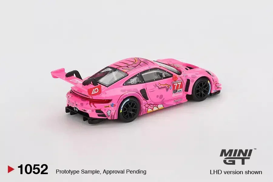 Mini GT 1:64 Roxy Porsche 911 GT3 R #77 IMSA 2024 + Lotus Esprit