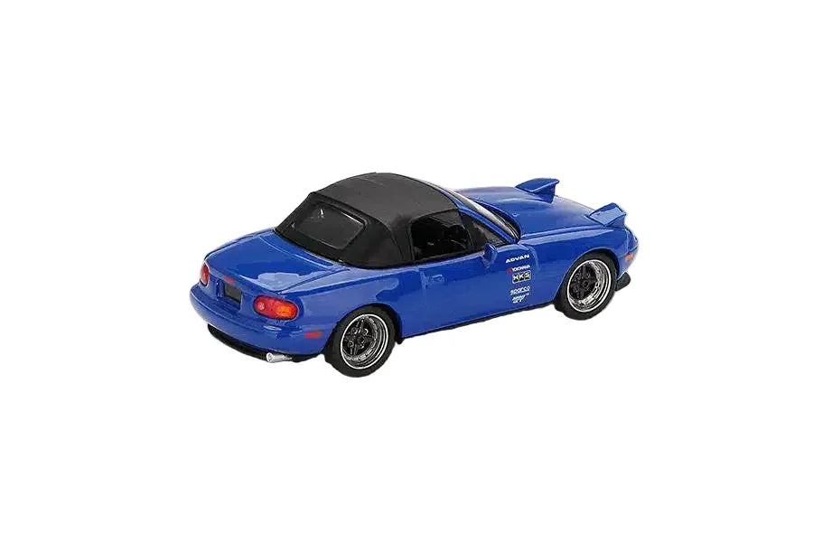 MINI GT 1:64 Porsche 911 GT3 R #77 AO Racing "Skeleton Rexy" | 2025 IMSA Petit Le Mans | Ford Puma Rally1 #13 | Mazda Miata MX-5 (NA) Tuned Version Diecast Model Car Set