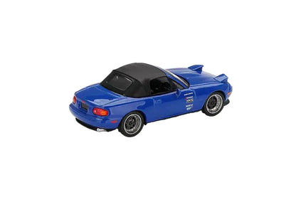 MINI GT 1:64 Porsche 911 GT3 R #77 AO Racing "Skeleton Rexy" | 2025 IMSA Petit Le Mans | Ford Puma Rally1 #13 | Mazda Miata MX-5 (NA) Tuned Version Diecast Model Car Set