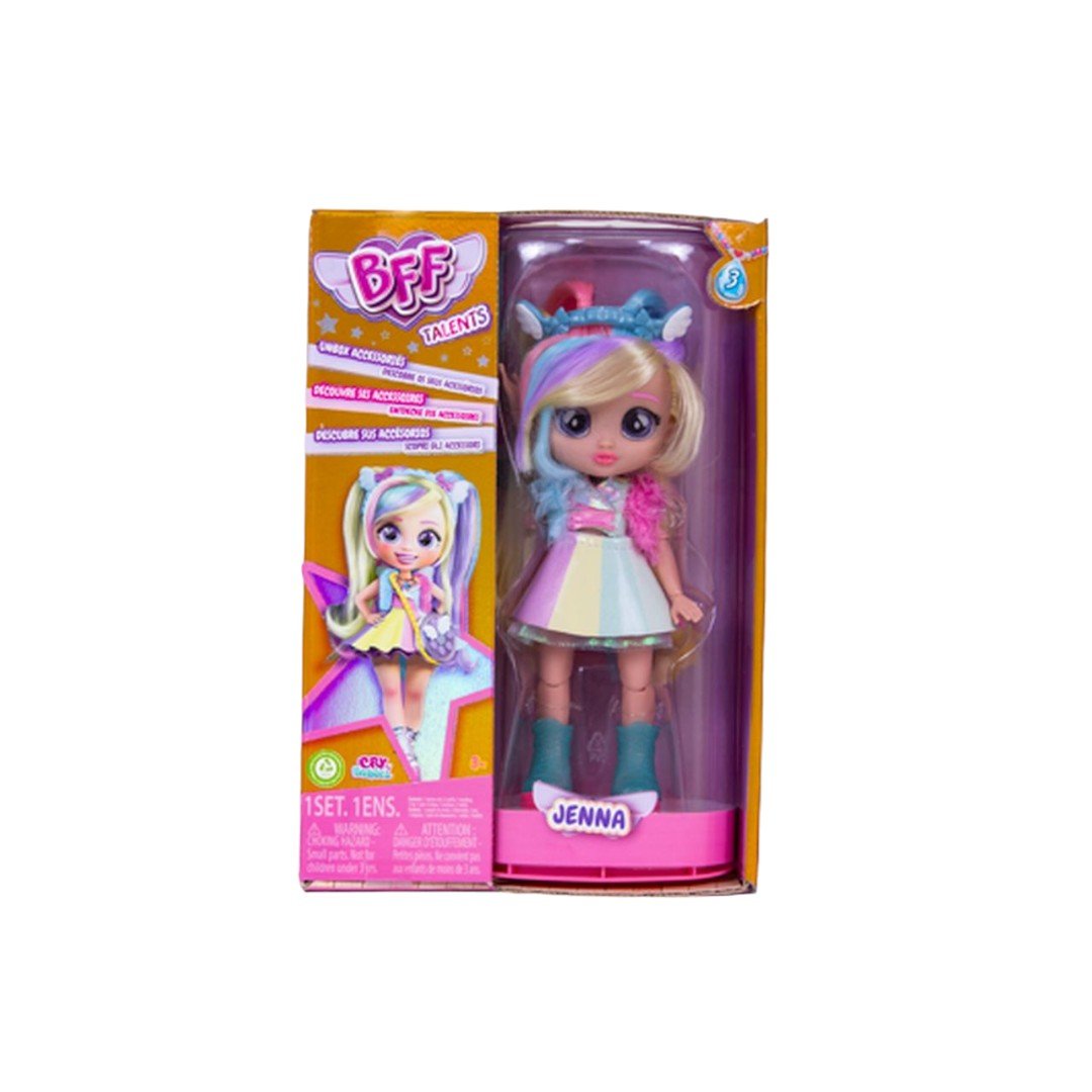 BFF Talents Cry Babies- Doll for Kids IMC Toys Jenna - 8 inch/ 20 cm