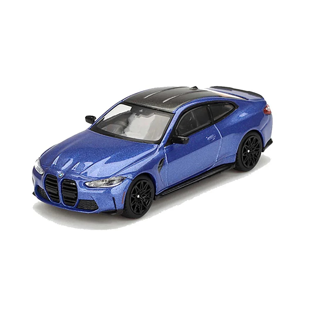 Mini GT 1/64 BMW M4 Competition G82 Portimao Blue RHD Diecast Scale Model Car - Jaiman Toys