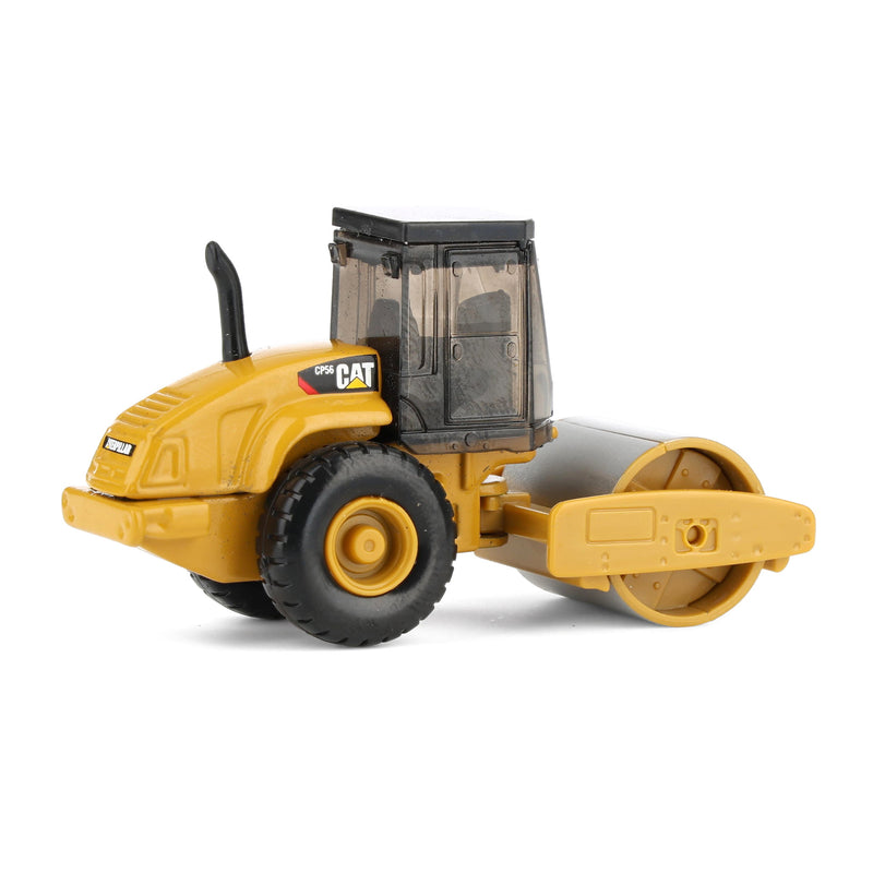 CAT Diecast Masters Real Replicas 84662CS 9CS56 Roller 1:87 Scale Die-Cast Construction Vehicle with Interchangeable Front Attachment – Yellow, Ages 8+