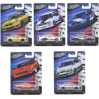 Hot Wheels 2025 BMW Silver Celebration Series 1:64 Scale - Set Of 5 Cars - Jaiman Toys