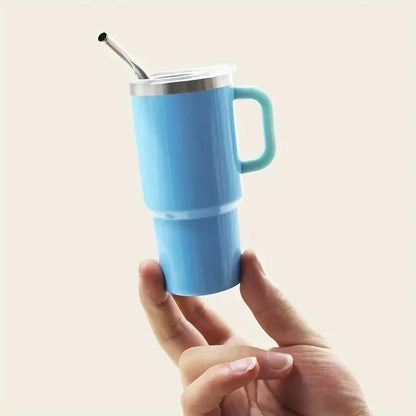 The Quencher H1.0 FlowState™ Miniature Tumbler | 90ml (3oz) Double Wall Stainless Steel With Handle & Straw – Pack of 7