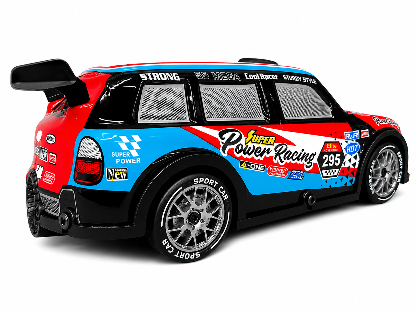Drive Storm 1:22 Scale 4WD RC Drifting Car with Spray Mist, LED Lights & 2.4GHz Remote Control – High Speed Racing Toy Car with Drift Tyres for Kids