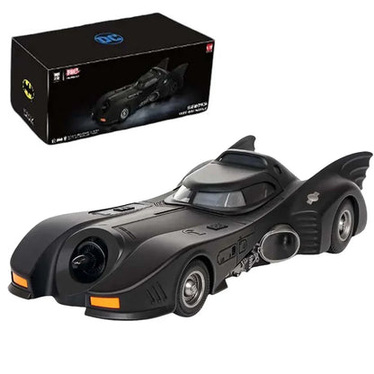 Batmobile Diecast Model Car 1:18 Scale  – Alloy Collectible with LED Lights, Metal Body & Highly Detailed Design Toy Vehicle