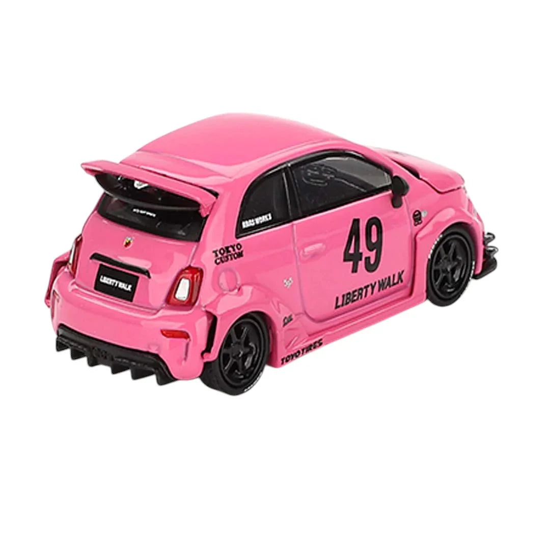 MINI GT ABARTH 595 LB-WORKS X ABAS WORKS PINK - Jaiman Toys