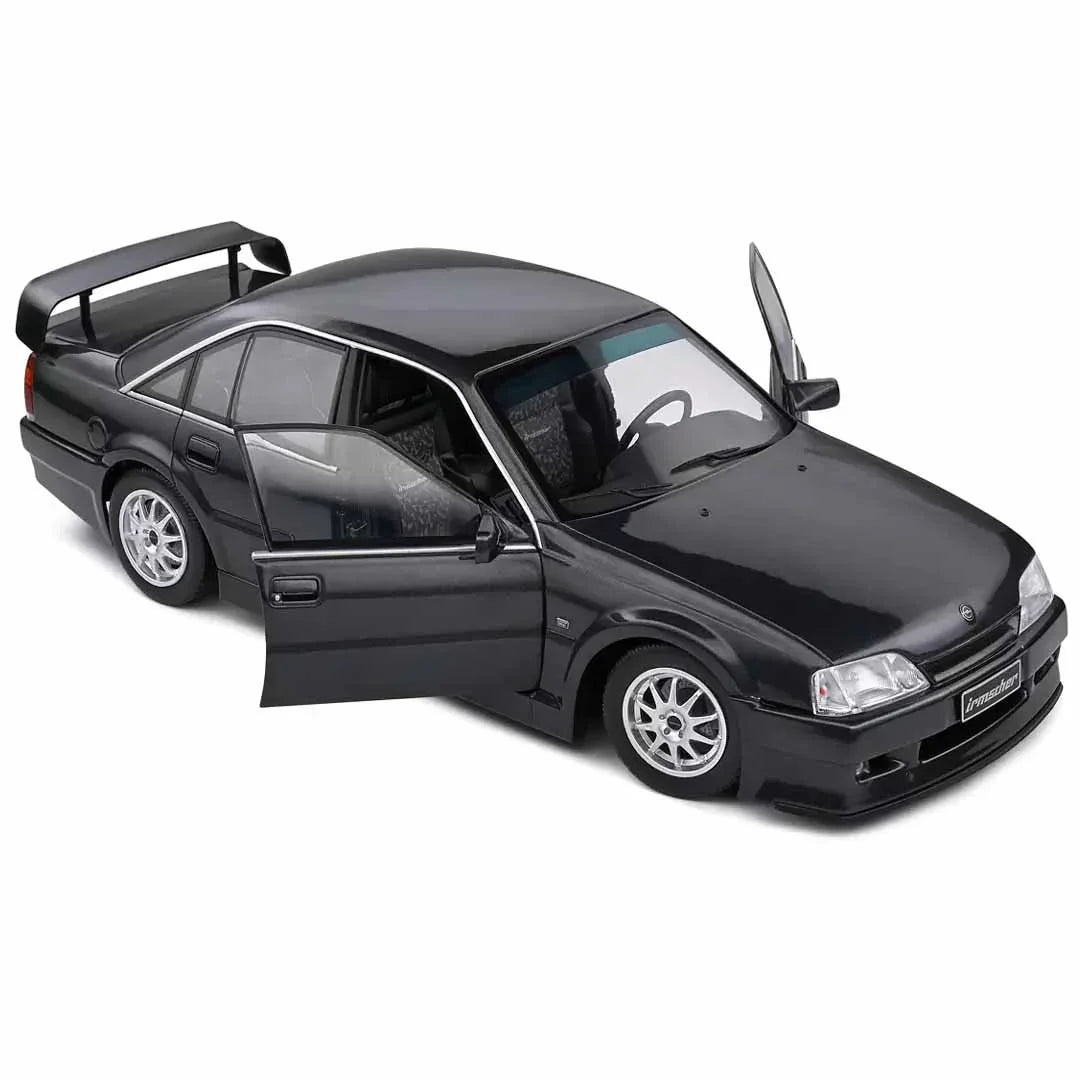 Solido S1809701 1990 Opel Omega EVO 500 - Astrosilver metallic - Black - Jaiman Toys