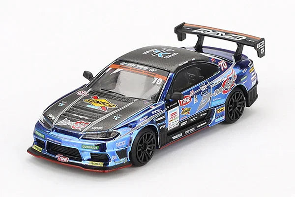 MINI GT Nissan Silvia (S15) D-Max #70 – D-Max Racing 2023 D1 Grand Prix | 1:64 Scale Diecast Model Car - Jaiman Toys