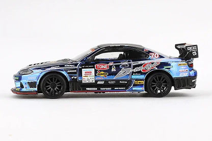 MINI GT Nissan Silvia (S15) D-Max #70 – D-Max Racing 2023 D1 Grand Prix | 1:64 Scale Diecast Model Car - Jaiman Toys
