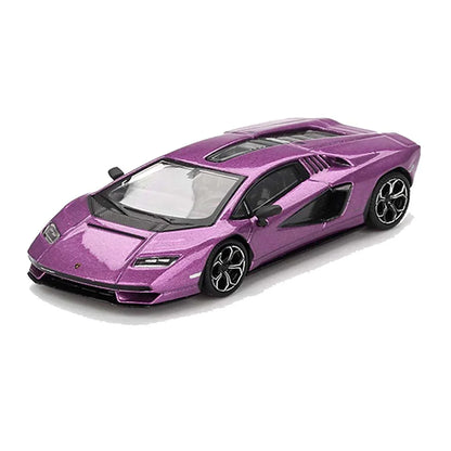 Mini GT 1/64 Lamborghini Countach LPI 800-4 Viola 30th LHD Diecast Scale Model Car - Jaiman Toys
