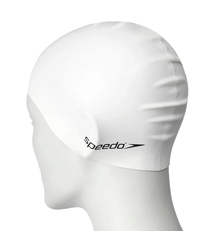 Speedo Unisex Kids Flat Silicone Swim Cap, Lightweight Latex-Free Snag-Free Swimming Cap – Assorted Colours, 1 Piece