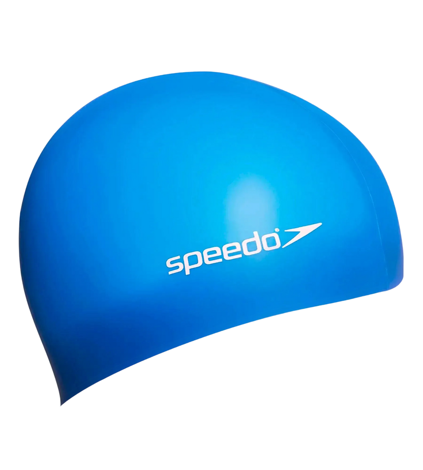 Speedo Unisex Kids Flat Silicone Swim Cap, Lightweight Latex-Free Snag-Free Swimming Cap – Assorted Colours, 1 Piece