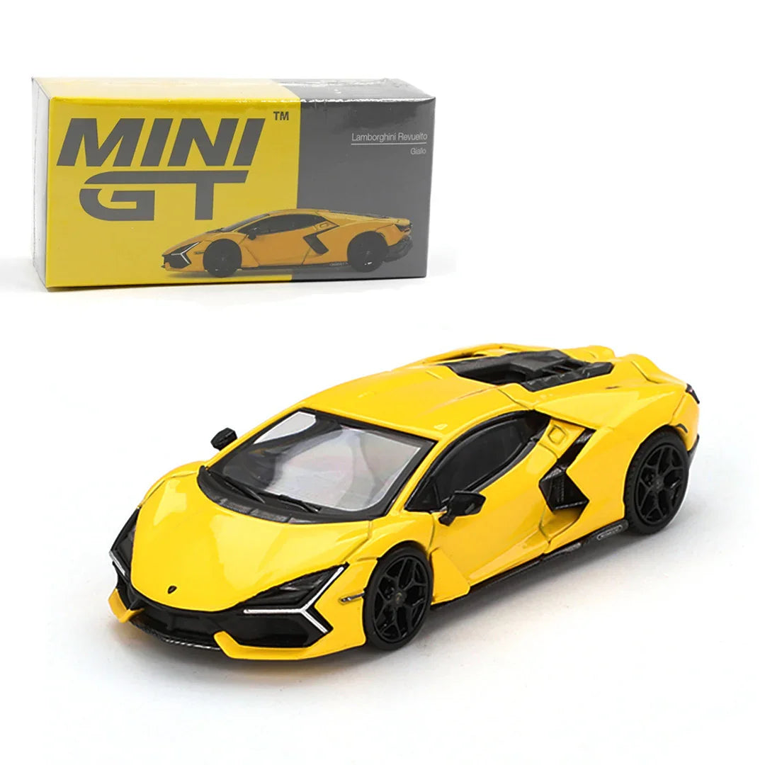 Mini GT 1:64 Lamborghini Revuelto Giallo RHD Diecast Model Car – Precision Collectible - Jaiman Toys