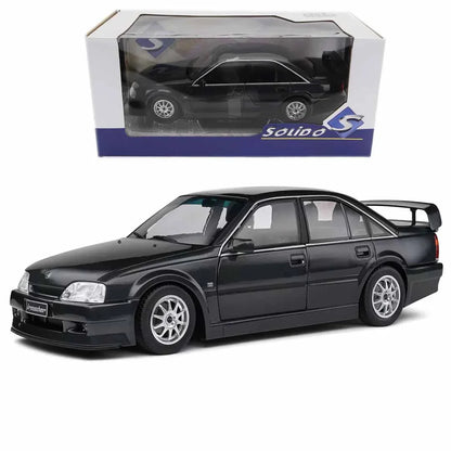 Solido S1809701 1990 Opel Omega EVO 500 - Astrosilver metallic - Black - Jaiman Toys