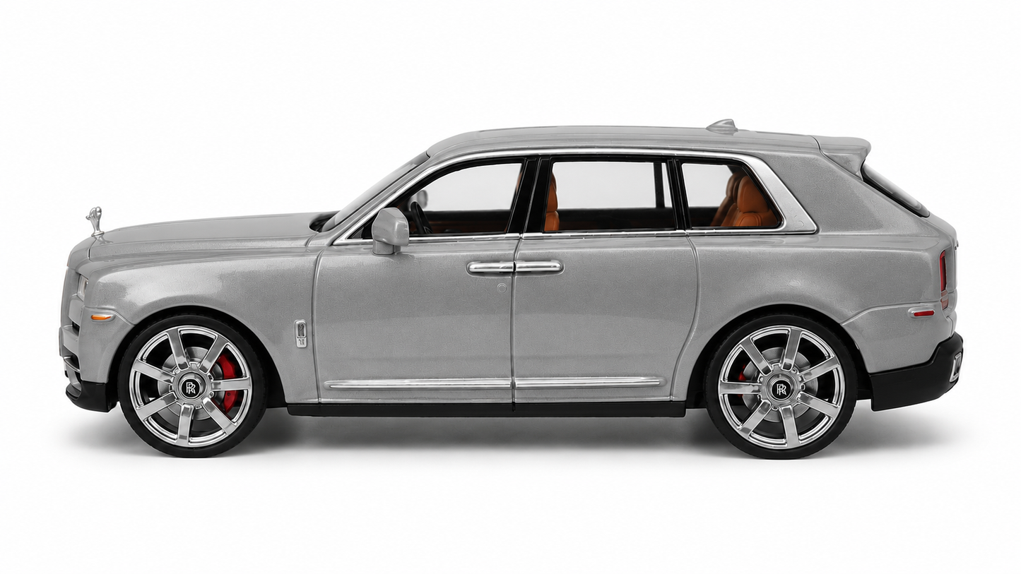 SC ART 1:64 Rolls Royce Cullinan Diecast Model Car | Premium Luxury SUV Scale Model Collectible for Kids & Collectors