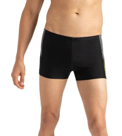 Speedo Men's Endurance 10 Dive Aquashort – Black & Dove Grey| Chlorine Resistant, Comfortable & Durable Swimwear - Jaiman Toys