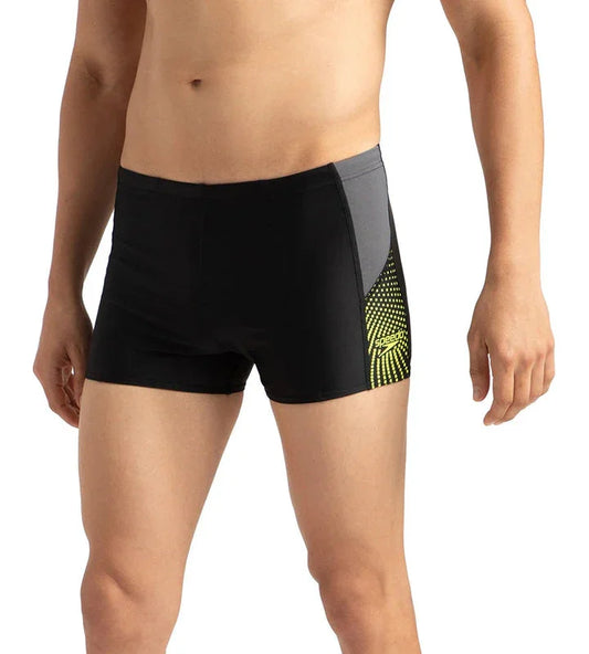 Speedo Men's Endurance 10 Dive Aquashort – Black & Dove Grey| Chlorine Resistant, Comfortable & Durable Swimwear - Jaiman Toys