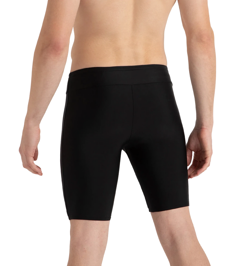 Speedo Essential Jammer Men’s Swimwear – Black | Chlorine Resistant Swimming Jammer with Shape Retention & UPF 40+ Protection