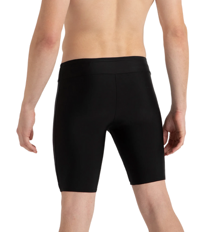 Speedo Essential Jammer Men’s Swimwear – Black | Chlorine Resistant Swimming Jammer with Shape Retention & UPF 40+ Protection