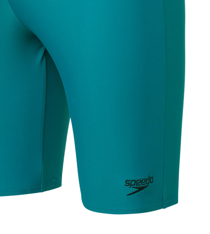 Speedo Essential Jammer Men’s Swimwear – Nordic Teal/T Navy | Chlorine Resistant Swimming Jammer with Shape Retention & UPF 40+ Protection