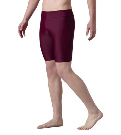 Speedo Essential Jammer Men’s Swimwear – Chockaberry | Chlorine Resistant Swimming Jammer with Shape Retention & UPF 40+ Protection
