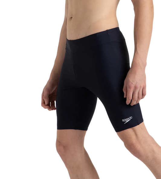 Speedo Essential Jammer Men’s Swimwear – True Navy | Chlorine Resistant Swimming Jammer with Shape Retention & UPF 40+ Protection
