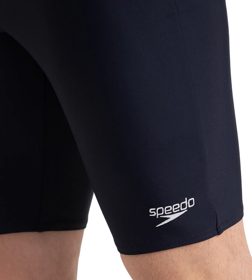 Speedo Essential Jammer Men’s Swimwear – True Navy | Chlorine Resistant Swimming Jammer with Shape Retention & UPF 40+ Protection