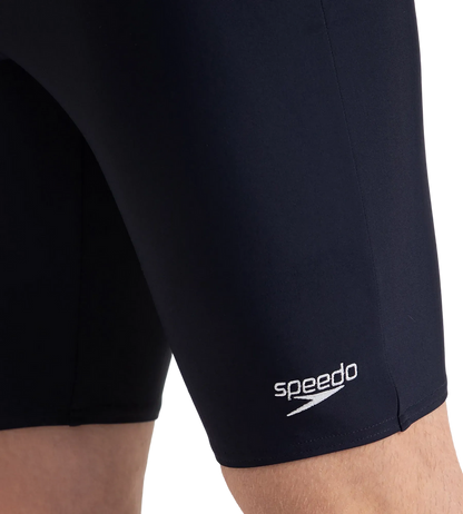 Speedo Essential Jammer Men’s Swimwear – True Navy | Chlorine Resistant Swimming Jammer with Shape Retention & UPF 40+ Protection