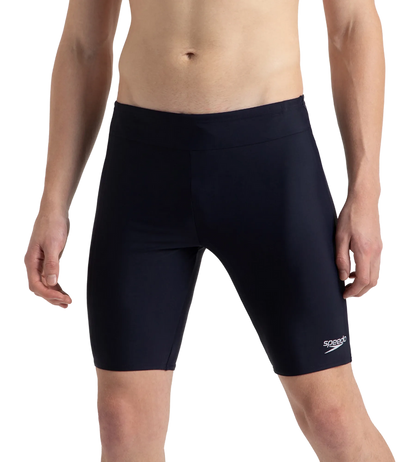 Speedo Essential Jammer Men’s Swimwear – True Navy | Chlorine Resistant Swimming Jammer with Shape Retention & UPF 40+ Protection
