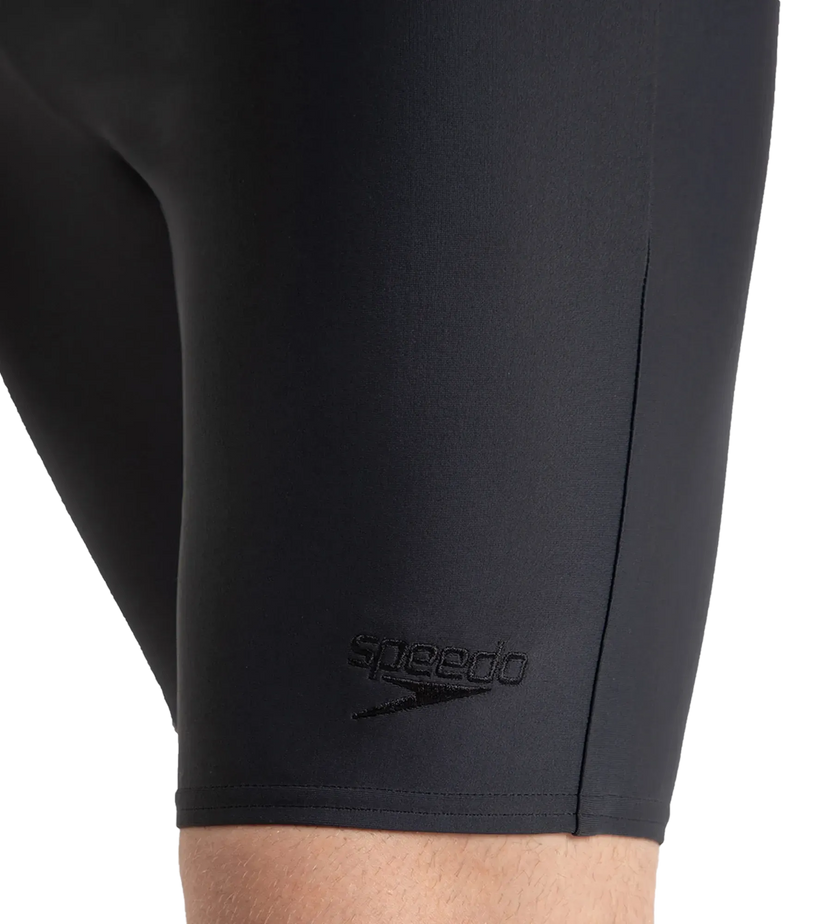 Speedo Essential Jammer Men’s Swimwear – Oxid Grey | Chlorine Resistant Swimming Jammer with Shape Retention & UPF 40+ Protection