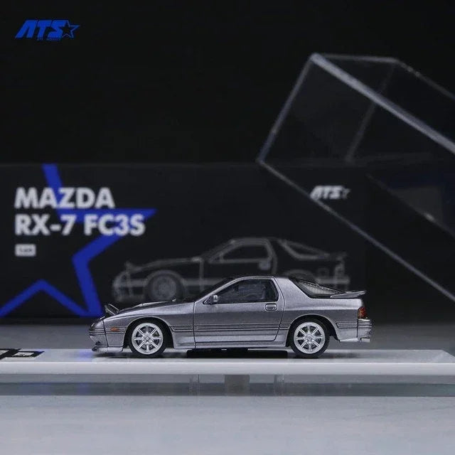 ATS 1:64 Mazda RX-7 Mk2 FC3S – Silver Grey | Retractable