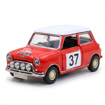 Tiny City Mini Cooper Mk 1 Red (37) Die-cast Model Car | Classic Racing Mini Collectible