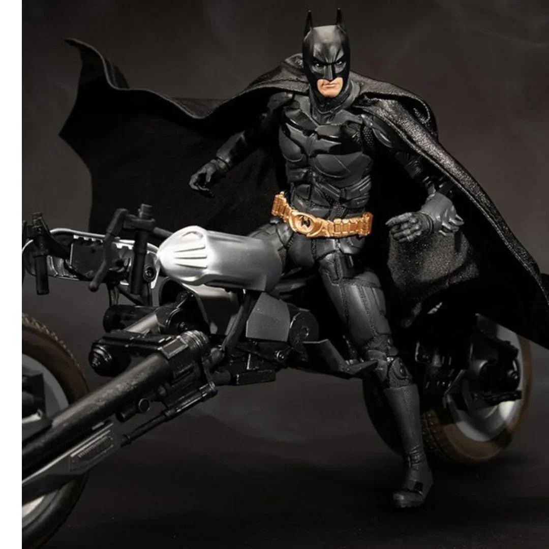 Batpod with Batman (The Dark Knight) – DC Multiverse Vehicle & Figure Set by McFarlane Toys - Jaiman Toys