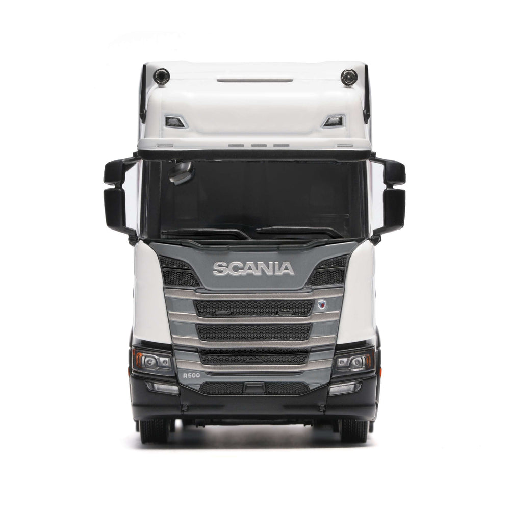 Masdi Diecast Scania R500 1:64 Scale Die-Cast Truck Model – Premium European Tractor Unit Collectible (White)