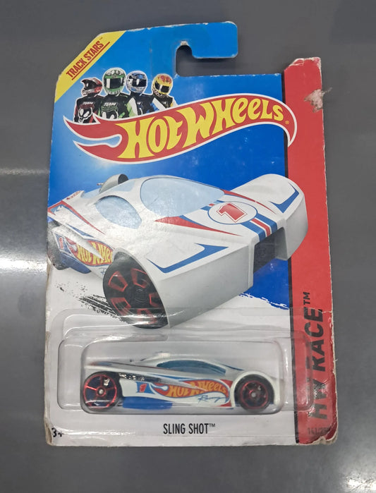 Hot Wheels Sling Shot, HW Race 141/250 - ( Card Damage ) - Jaiman Toys