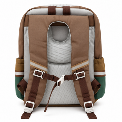 Panda Adventurer Kids School Backpack 16 Inch (40 cm) | Ergonomic Travel & School Bag with Chest Strap