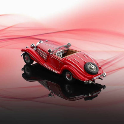 Liberty64 1:64 Mercedes-Benz 500K (W29) Die-Cast Model Car | Classic Luxury Roadster Collectible with 4 Variants