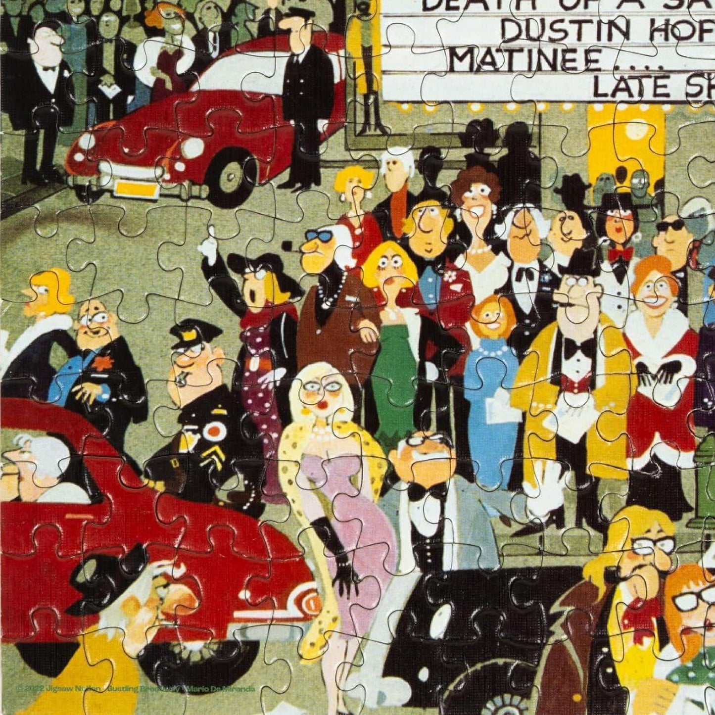 Jigsaw Nation Bustling Broadway: New York - 150 Pieces Jigsaw Puzzle by Mario Miranda