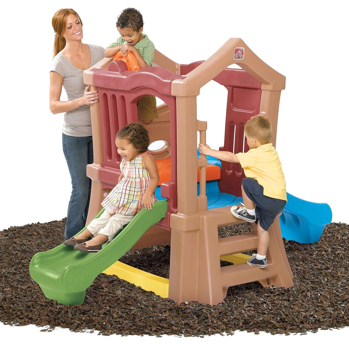 Step2 Play Up Double Slide Climber | Outdoor Playset for Kids - Jaiman Toys