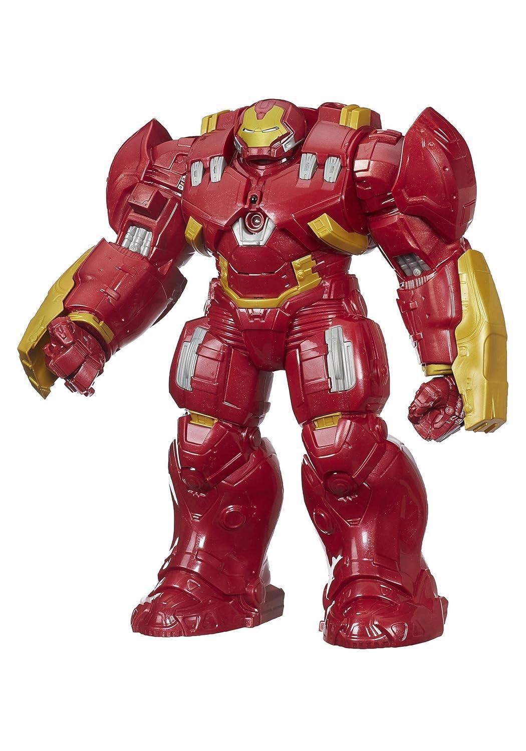 Avengers Titan Hero Tech Interactive Hulk Buster Figure, Multi Color (12-inch)