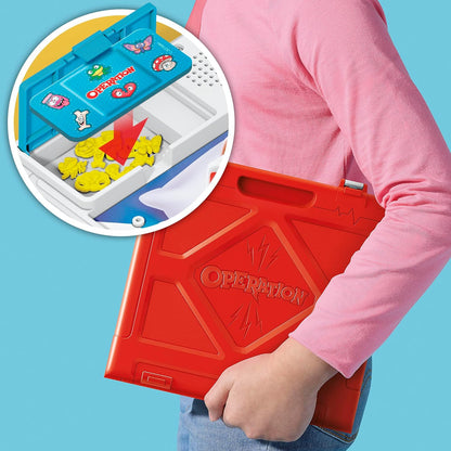 Operation Electronic Board Game with Carry Case | 2 Ways to Play | Kids Game Ages 6+